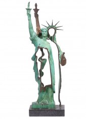 ARMAN BRONZE 'STATUE OF LIBERT
