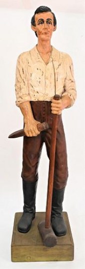 ARMAND LAMONTAGNE CARVED WOOD