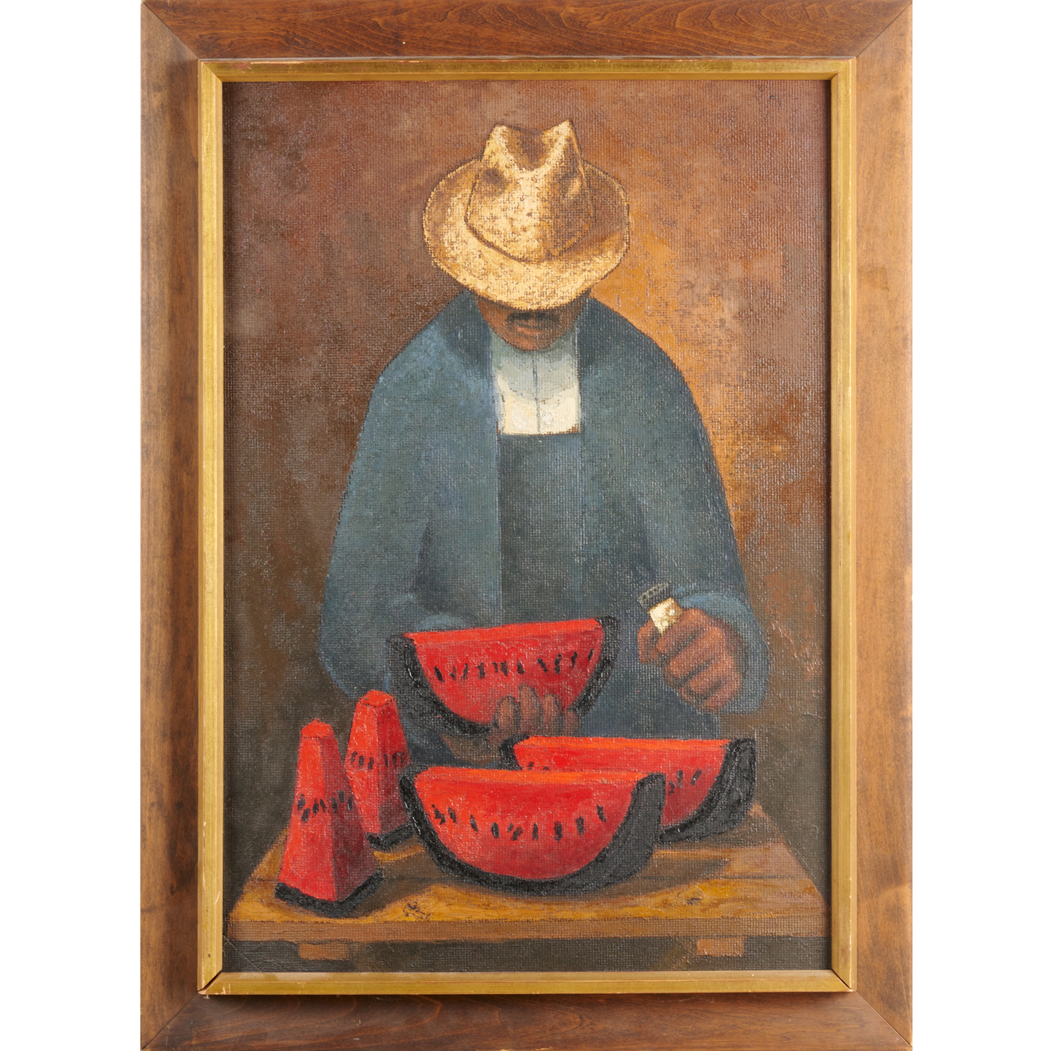 ARMANDO MORALES, OIL ON MASONITE