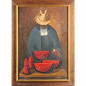 ARMANDO MORALES, OIL ON MASONI