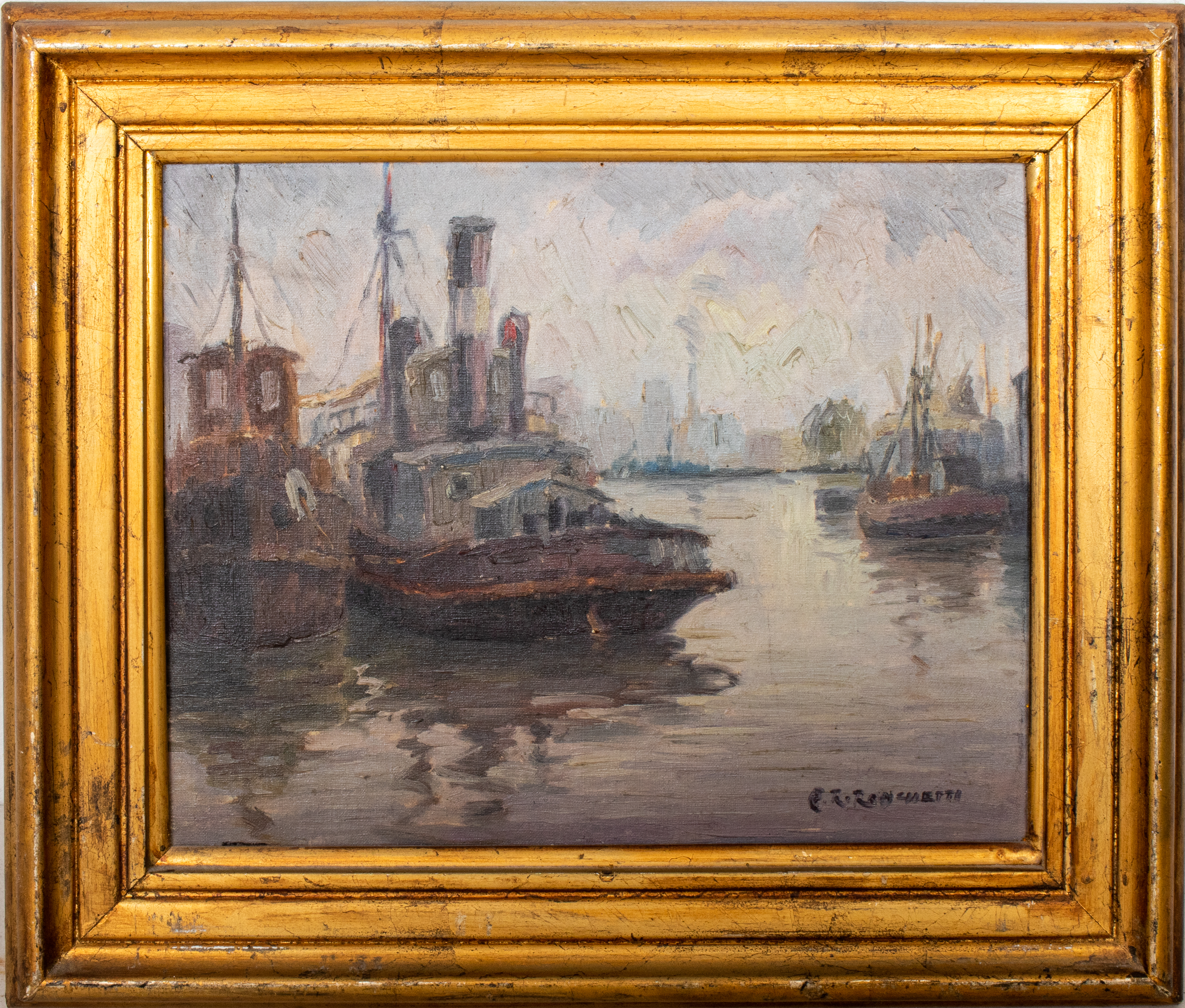 ARMANDO RONCHETTI NAUTICAL OIL ON