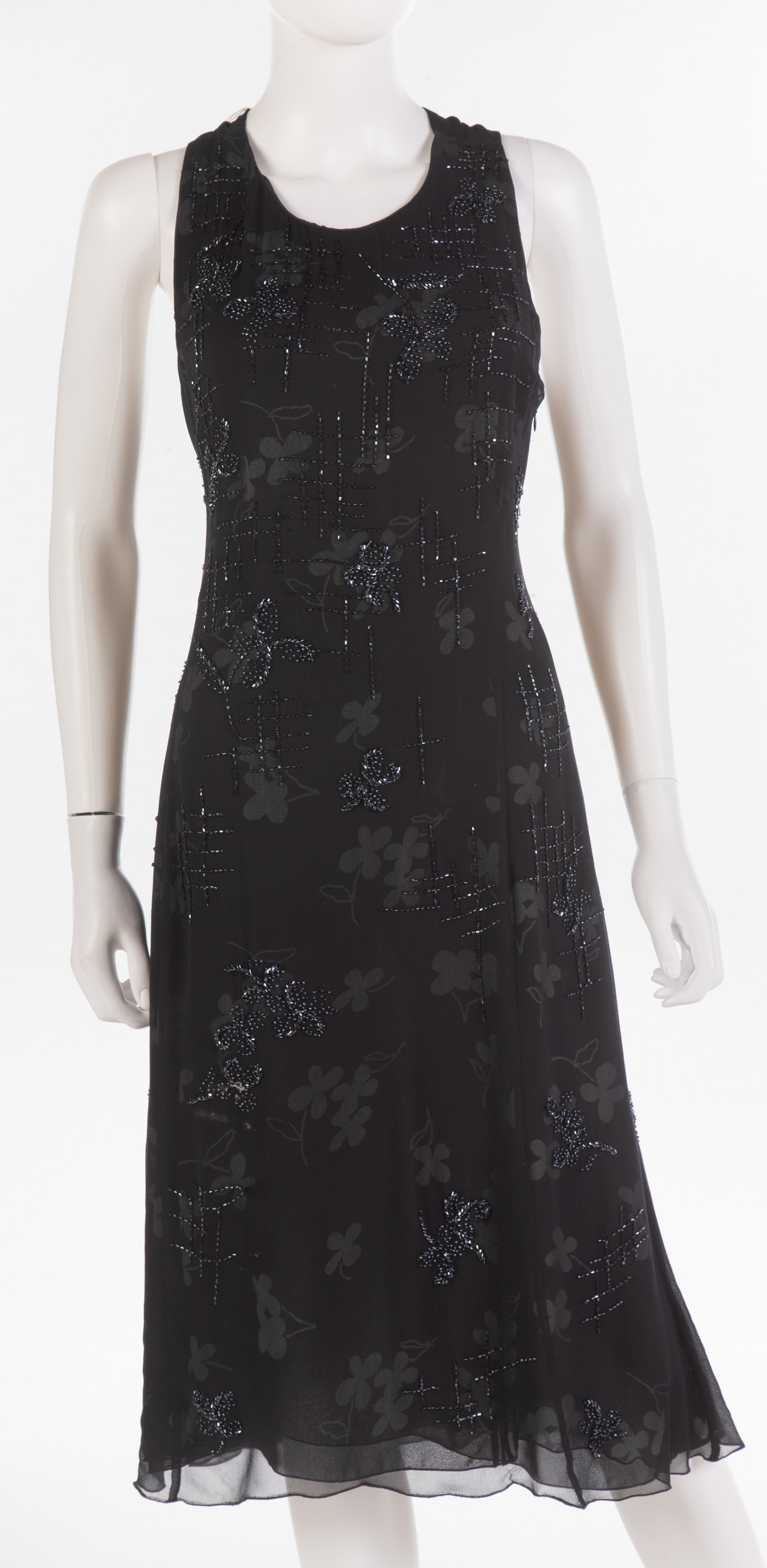 ARMANI COLLEZIONI BLACK BEADED
