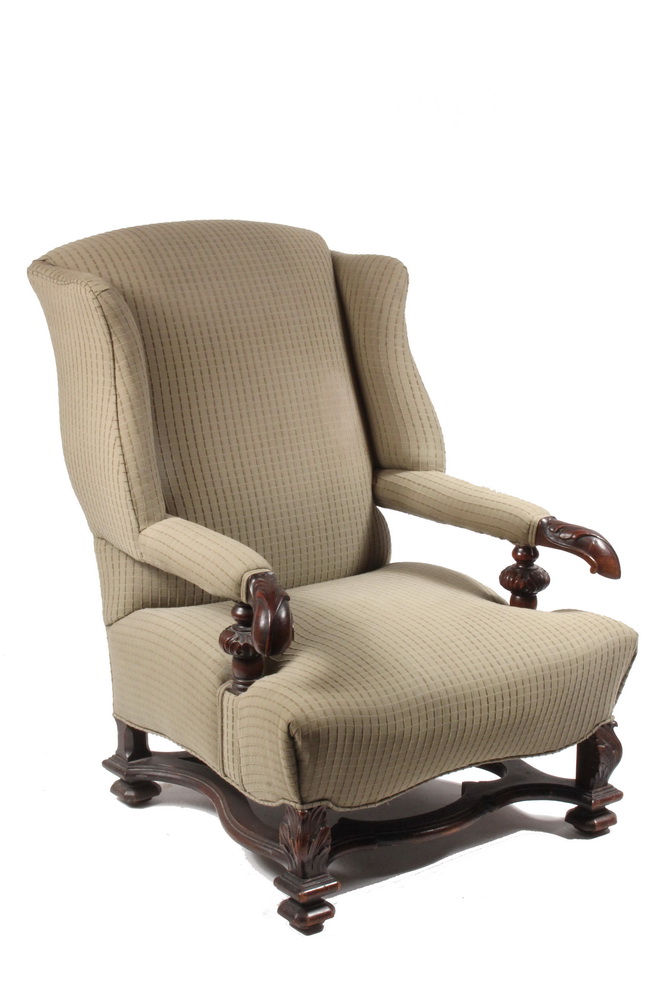 ARMCHAIR - 19th c English Walnut