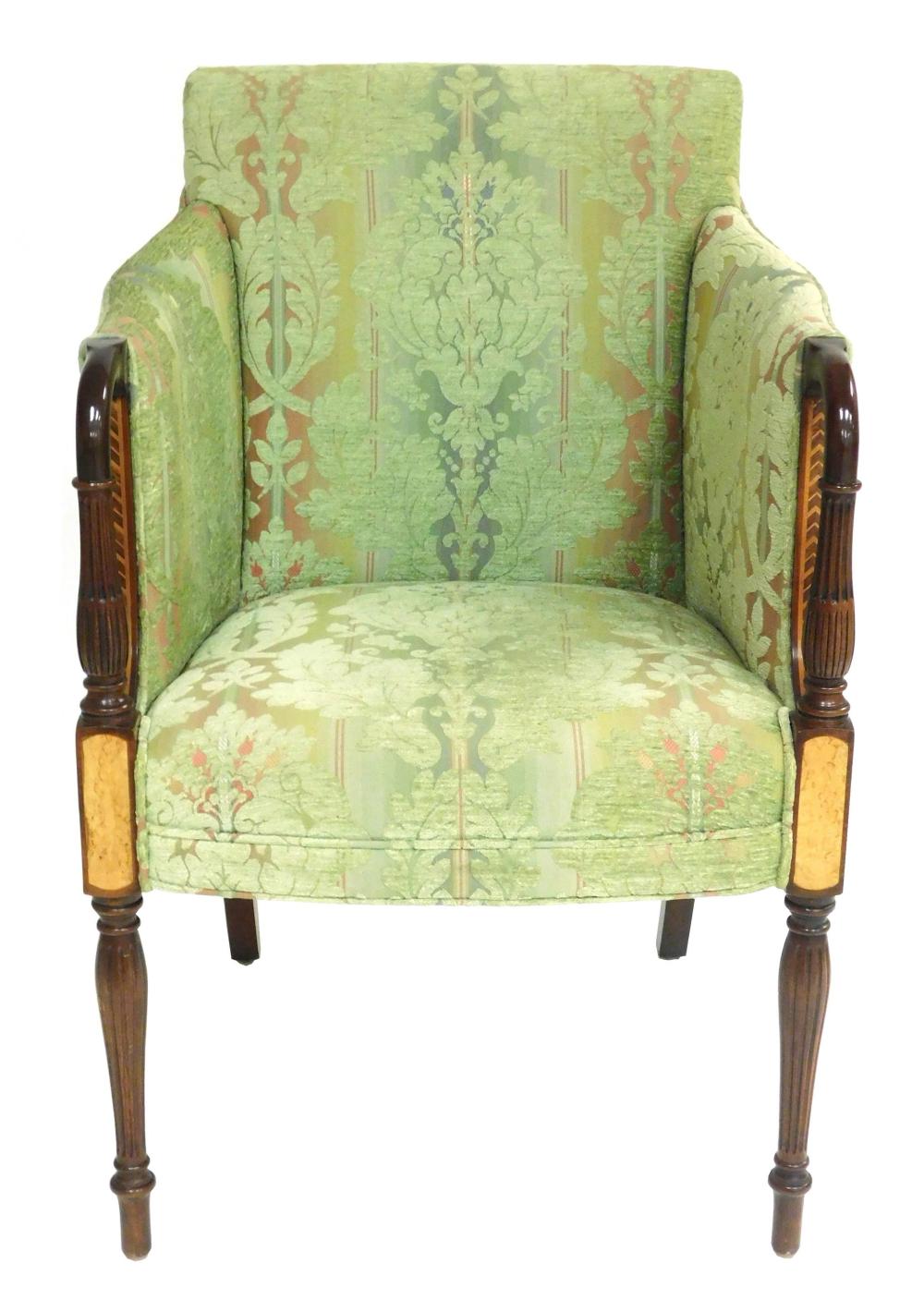 ARMCHAIR, SHERATON STYLE, 20TH