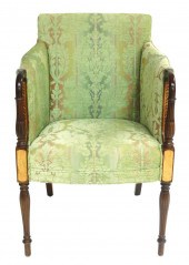 ARMCHAIR, SHERATON STYLE, 20TH