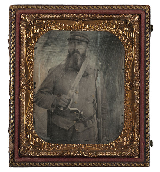Armed Confederate Soldier Civil War