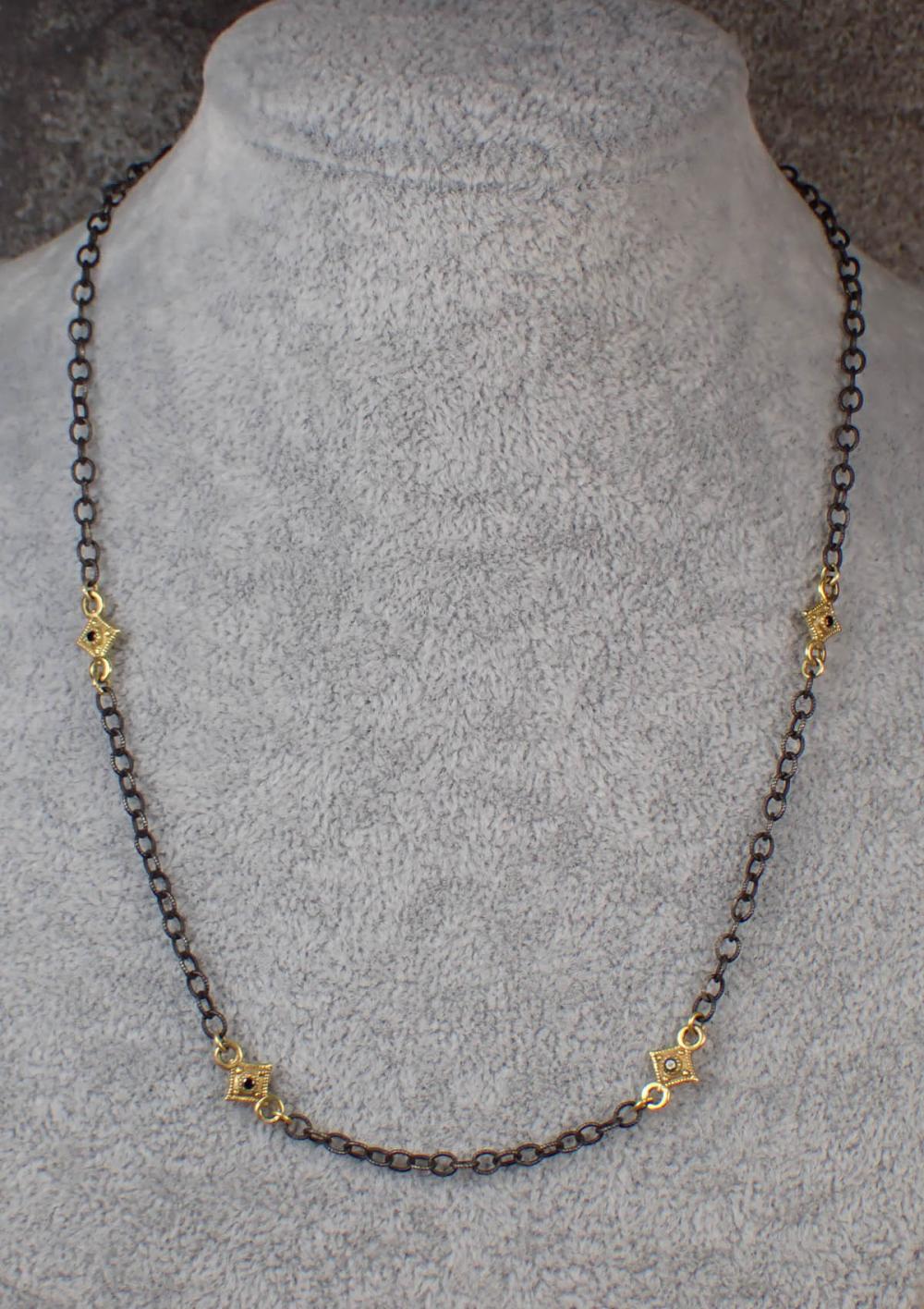ARMENTA SILVER AND GOLD CHAIN