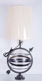 ARMILLARY SPHERE TABLE LAMPPot