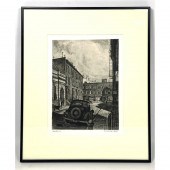 ARMIN LANDECK Vintage Etching.