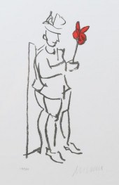 ARMIN MUELLER-STAHL LITHOGRAPH