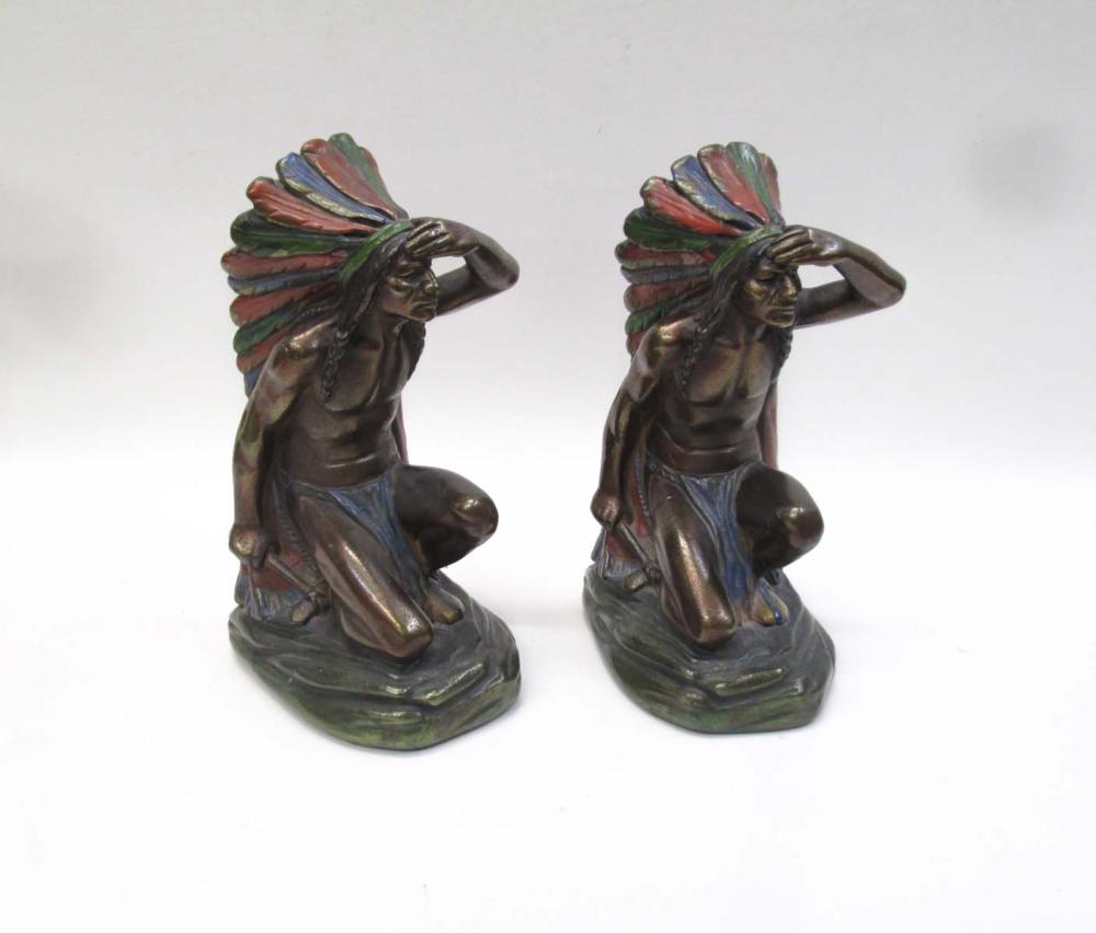 ARMOR BRONZE POLYCHROME "INDIAN