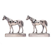 ARMOR, PAIR OF VINTAGE SILVERE