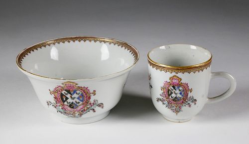 ARMORIAL CHINA TRADE PORCELAIN