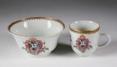 ARMORIAL CHINA TRADE PORCELAIN