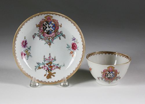 ARMORIAL CHINA TRADE PORCELAIN