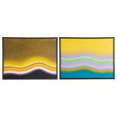 ARNALDO COEN. TWO FRAMED PASTE