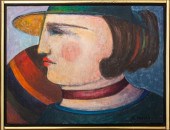 ARNALDO MICCOLI WOMAN IN HAT O