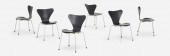 Arne Jacobsen. Sevener chairs