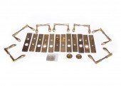 ARNE JACOBSEN-STYLE BRASS "SAS