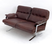 ARNE NORELL CHROME & LEATHER S
