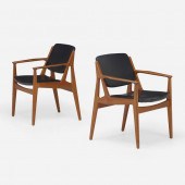 Arne Vodder. Armchairs, pair.