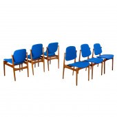 ARNE VODDER, DINING CHAIRS, SI