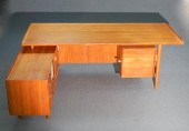 ARNE VODDER TEAK TWO-PART EXEC