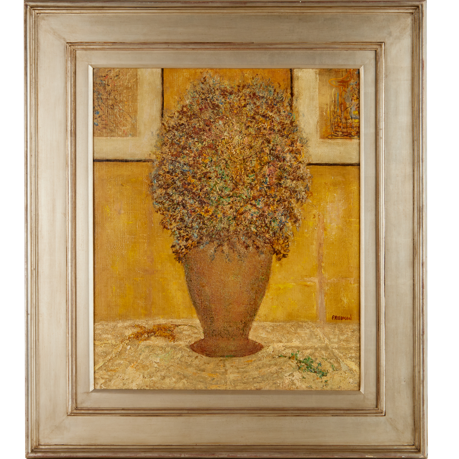 ARNOLD FRIEDMAN, OIL ON CANVAS,