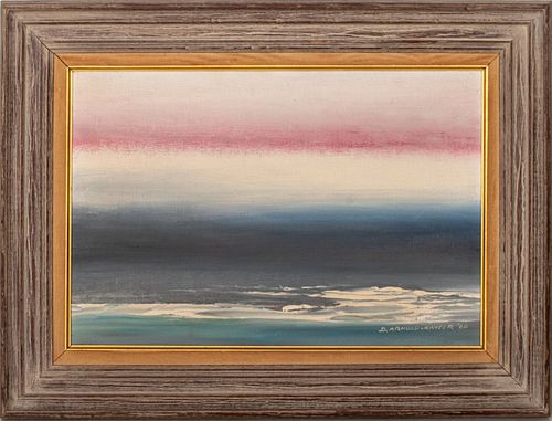 ARNOLD-KAYSER ABSTRACT SEASCAPE OIL