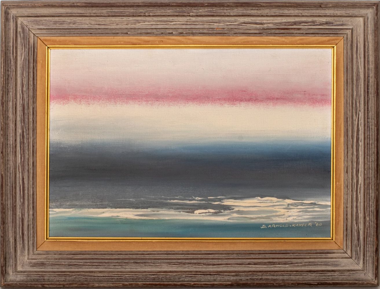 ARNOLD-KAYSER ABSTRACT SEASCAPE OIL