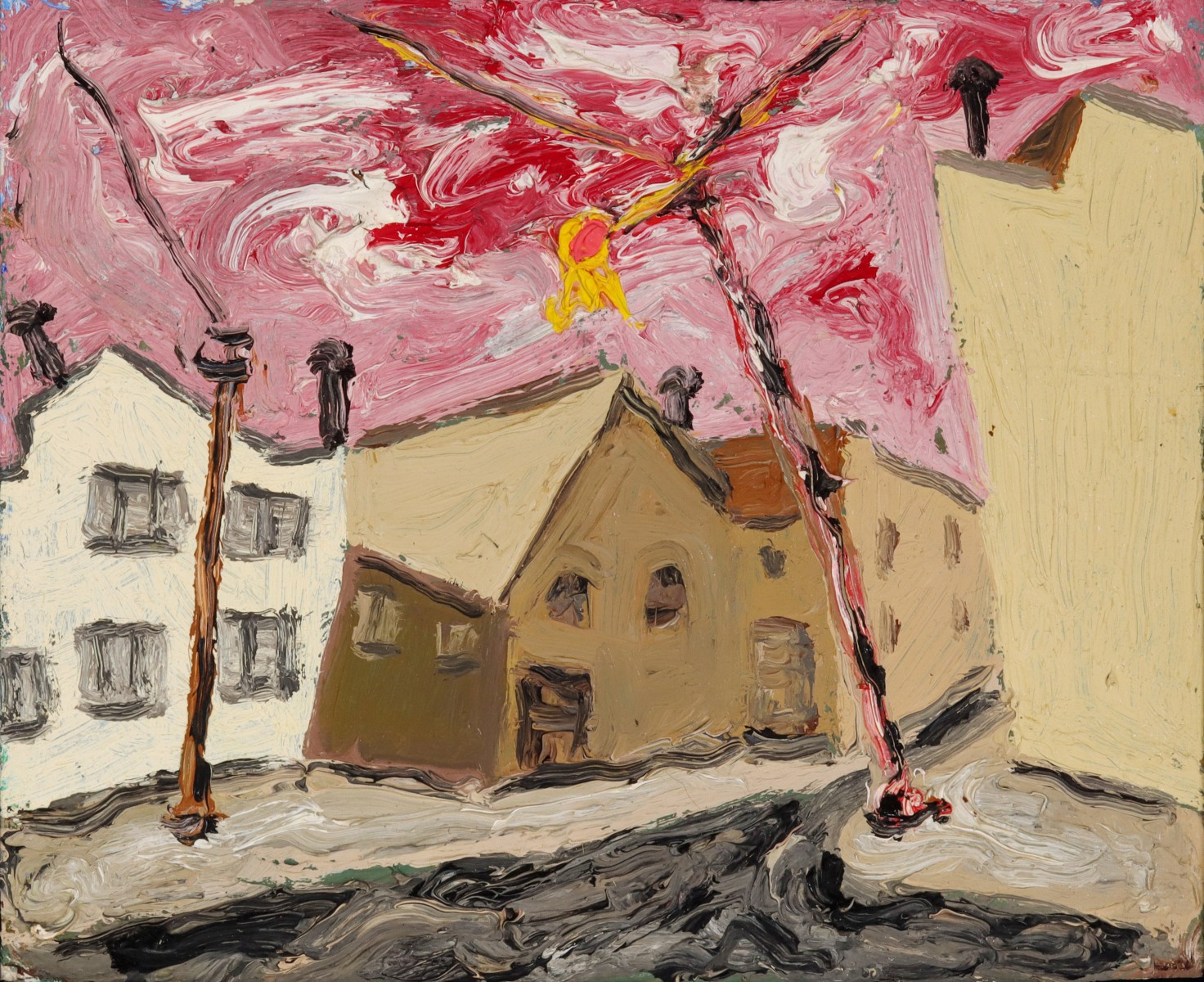 ARNOLD SHARRAD (1946-2015) OIL ON