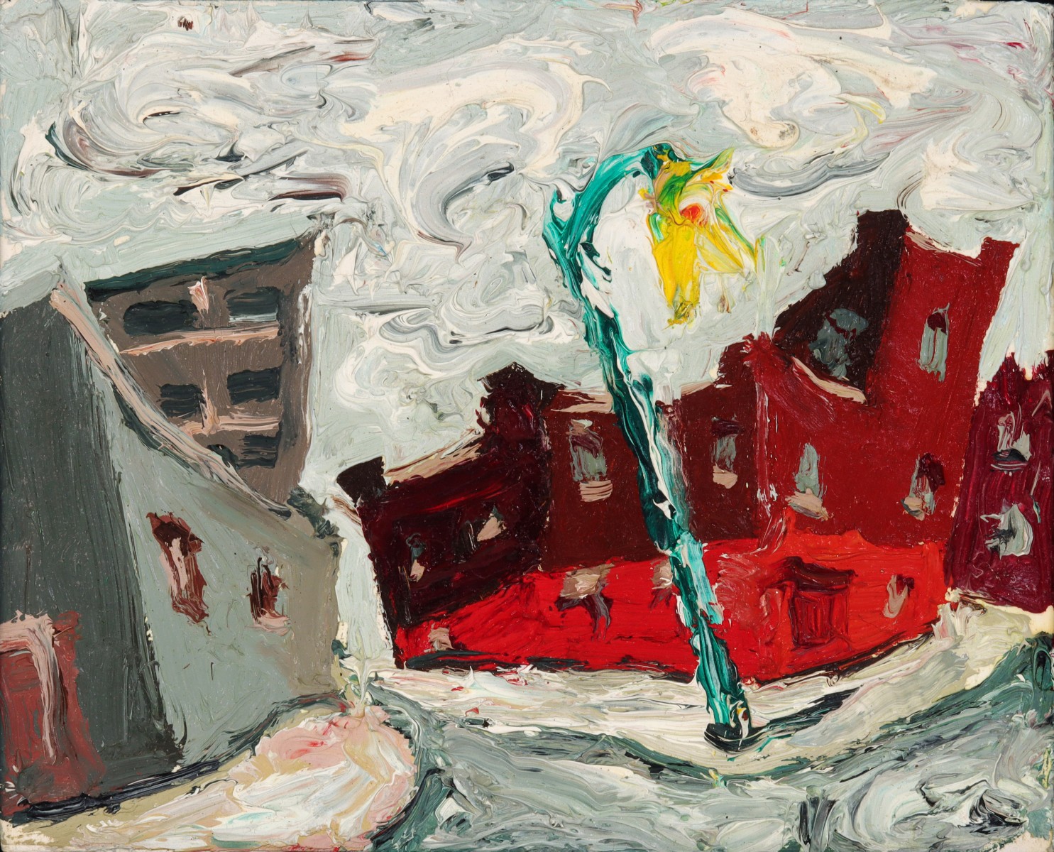 ARNOLD SHARRAD (1946-2015) OIL ON