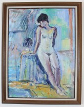 ARNOLD ZWEERTS OIL ON CANVASAR