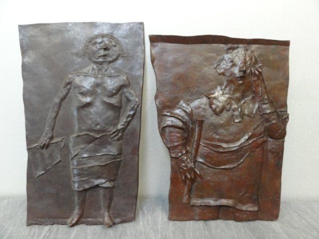 ARONSON David. Two Bronze