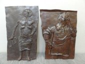 ARONSON David. Two Bronze Reli