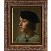 ARPAD DOMIAN, OIL ON BOARD, 19