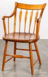 ARROWBACK ARMCHAIR, 19TH C.Arr