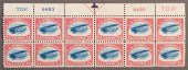 ARROW/PLATE BLOCK U.S. AIRMAIL