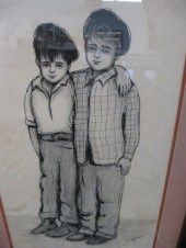 Art Buchwald Judaica Pen & Ink