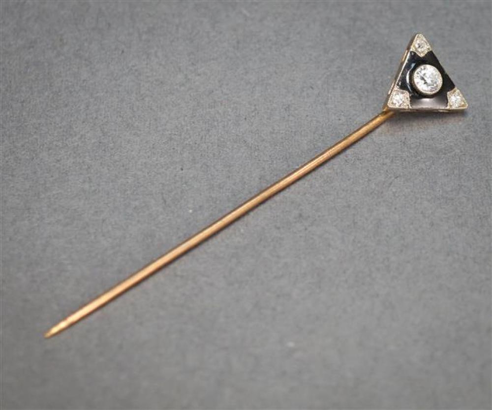 ART DECO 14-KARAT YELLOW-GOLD