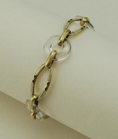 ART DECO 14K YELLOW GOLD ENAME