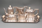 ART DECO .900 SILVER COFFEE &