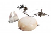 ART DECO ALABASTER HANGING PEN