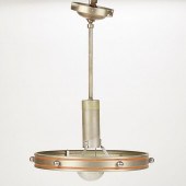 ART DECO ALUMINUM CEILING FIXT