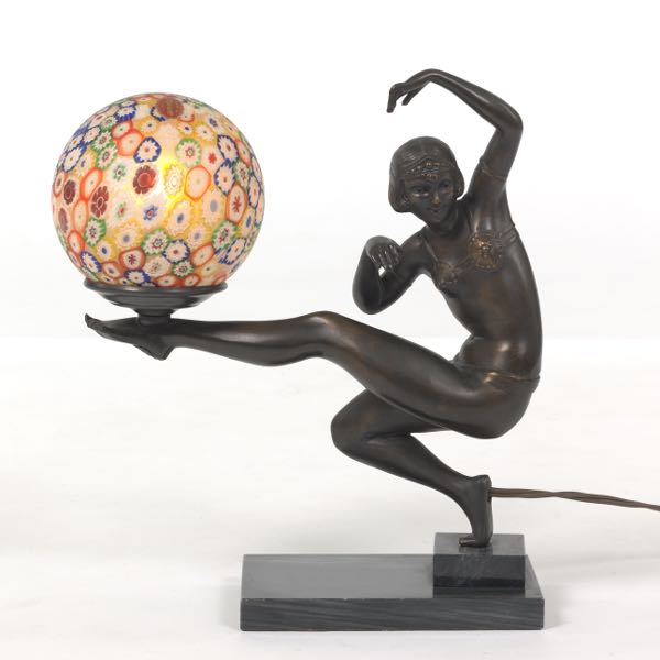 ART DECO AND MURANO GLASS FIGURAL