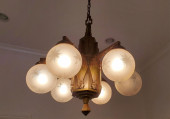 ART DECO ARCHITECTURAL SIX LIG