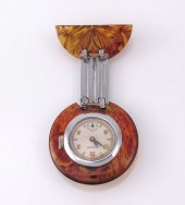 ART DECO BAKELITE ELBON LAPEL