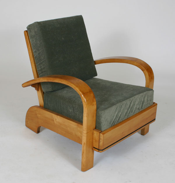Art Deco bentwood club chair in the