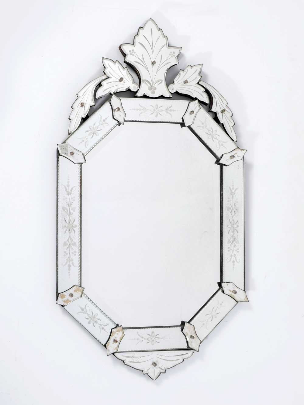 ART DECO BEVELED AND ETCHED