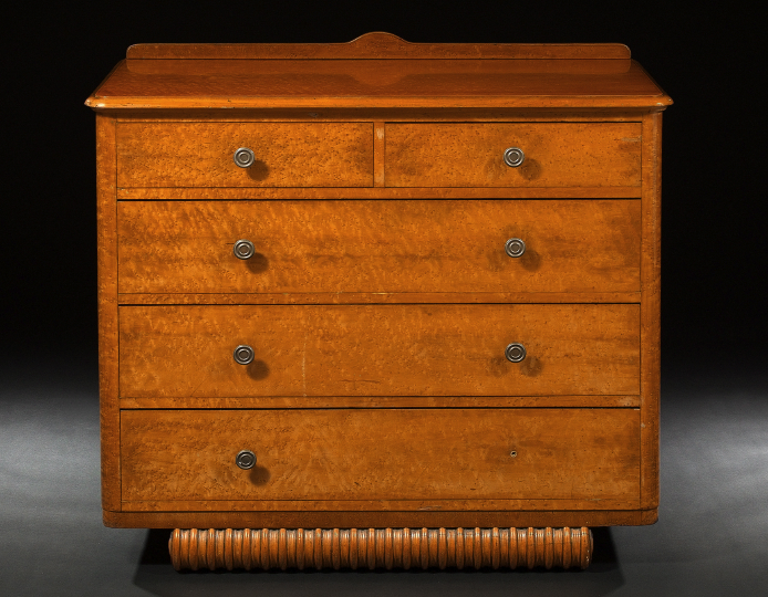 Art Deco Bird's-Eye Maple Chest, 